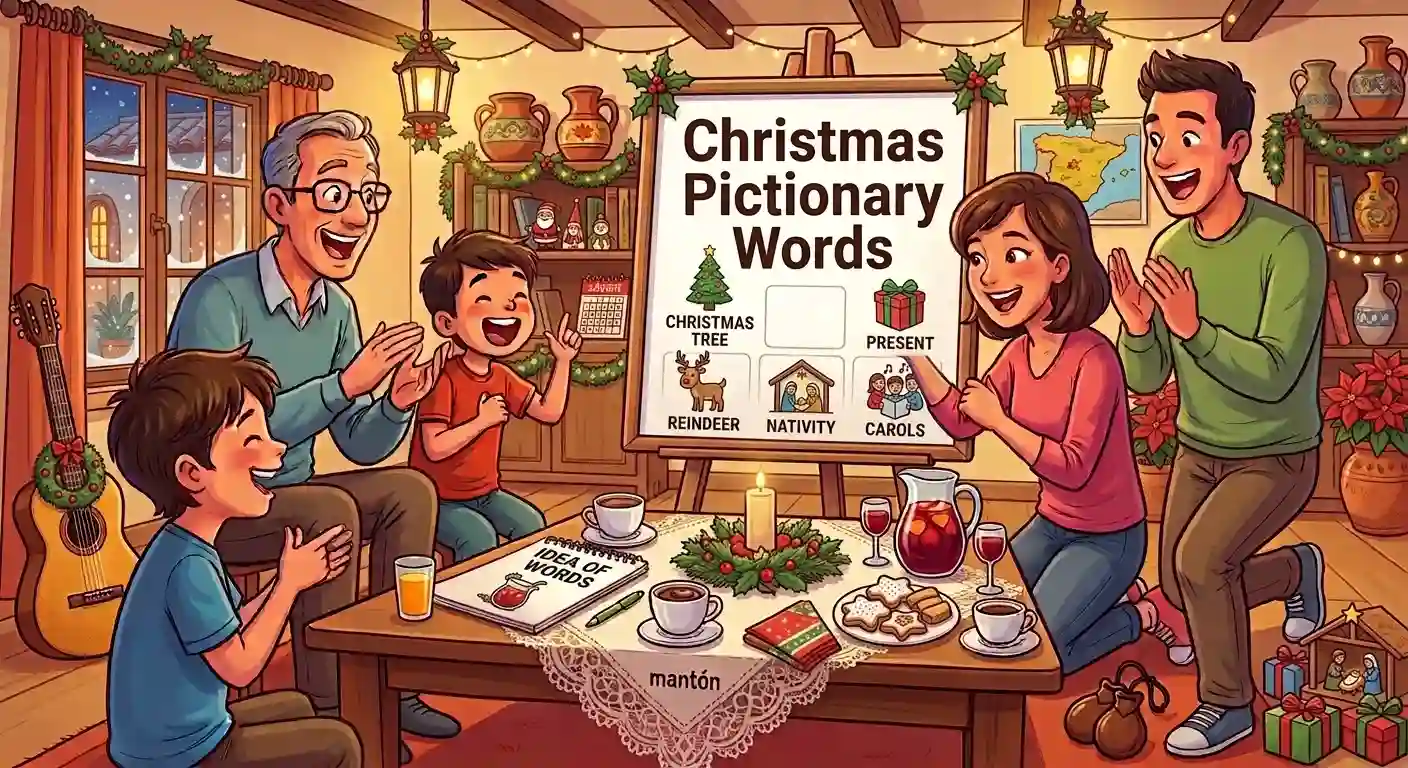 Christmas Pictionary Words, 120+ Tested Holiday Drawing Ideas With a Free Generator 1 Christmas Pictionary Words