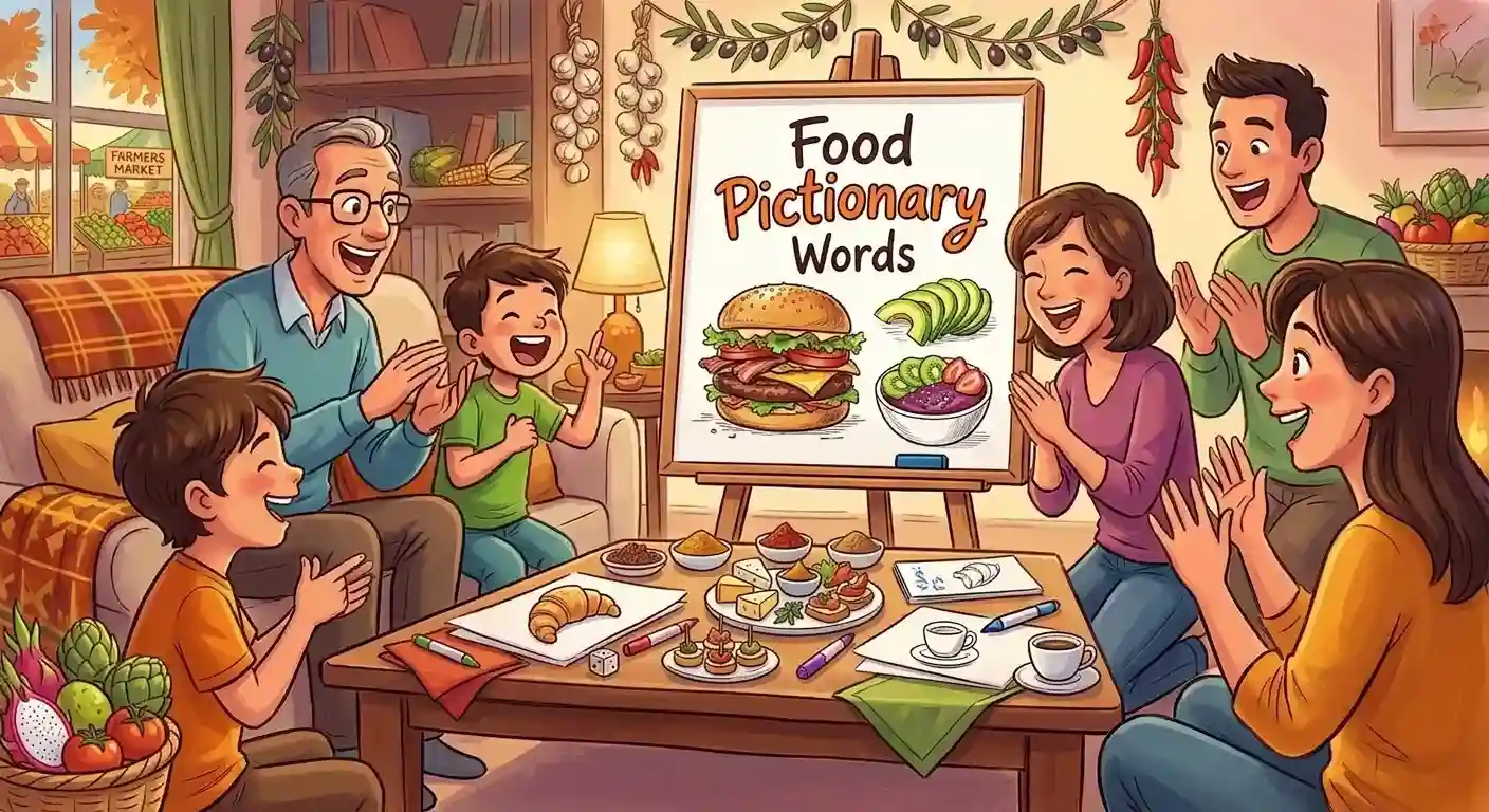 Food Pictionary Words: 150+ Fun Ideas for Your Next Game 1 Food Pictionary Words