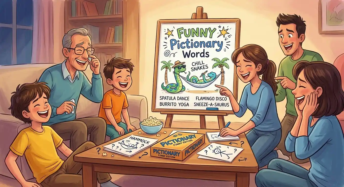 Funny Pictionary Words