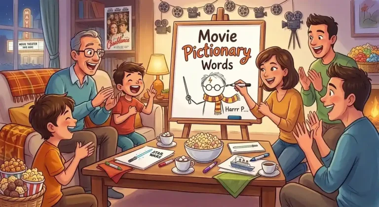 Movie Pictionary Words