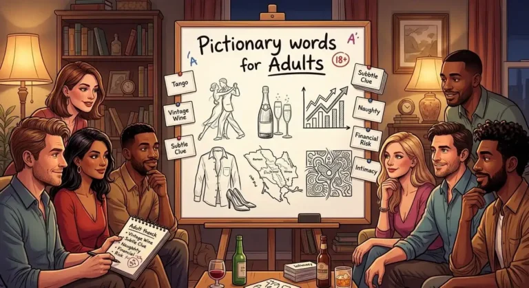 Pictionary Words for Adults