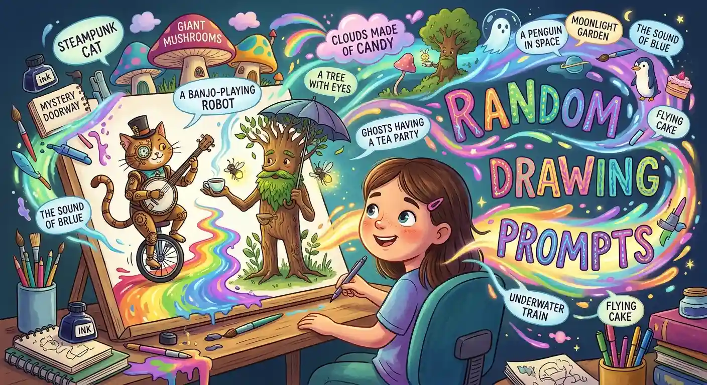 Random Drawing Prompts: Fun Ideas to Spark Your Creativity 1 Random Drawing Prompts