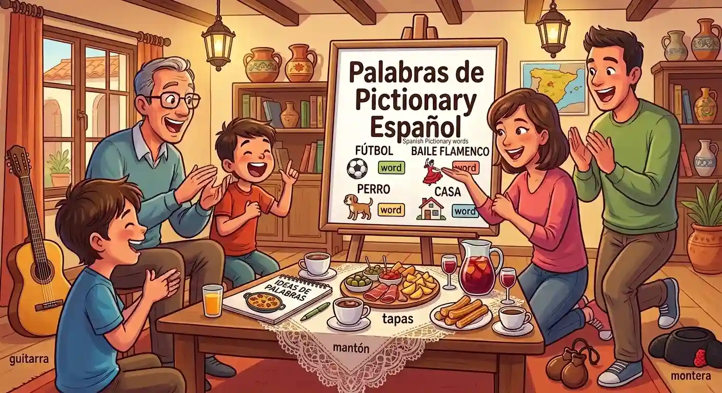 Spanish Pictionary words