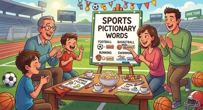 Sports Pictionary Words