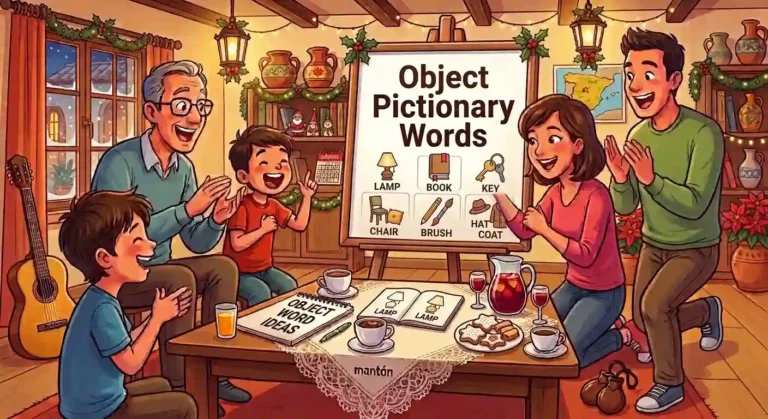 Object Pictionary Words